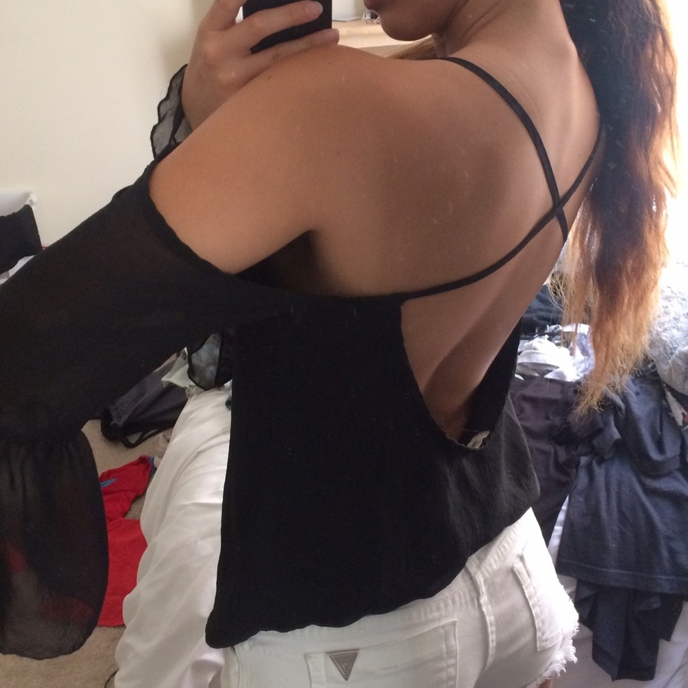 Open Back Blouse - Picture 3 of 4